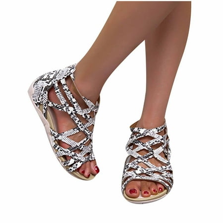 

Women Open Toe Shoes Comfy Sandals Casual Comfortable Beach Sandals