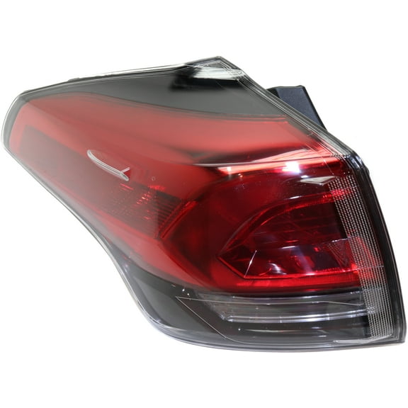 Tail Light Compatible With 2016-2018 Toyota RAV4 Left Driver Side, Outer With bulb(s)
