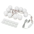 thumbnail image 1 of LED Mirror Light,10 LED Three Color Mirror Light Bulb Makeup Mirror Light Tried and Trusted, 1 of 8