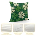 thumbnail image 4 of COMIO  St Patricks Day Pillow Covers Green White Clover Decor Throw Pillows Case for Couch Shamrocks Spring Indoor Outdoor Decorative Cushion Cases for Sofa Bed Decorations, 4 of 5