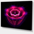 thumbnail image 2 of Abstract Magenta Fractal Flower - Floral Canvas Art print, 2 of 3