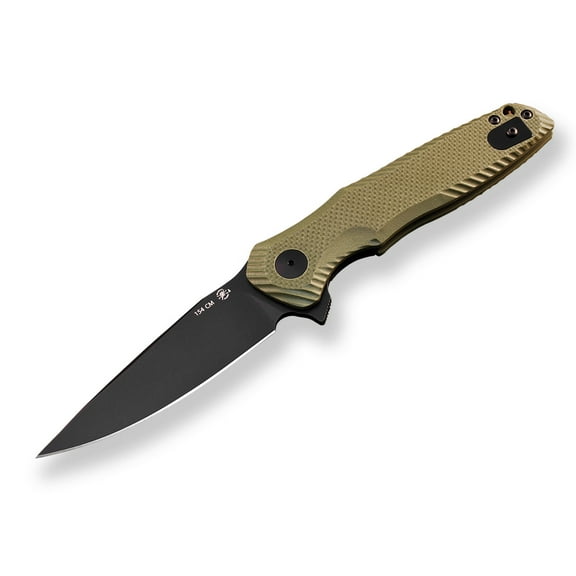 SPARTAN BLADES Poros Liner Lock OD Green G10 & 154CM Stainless Steel Pocket Knife