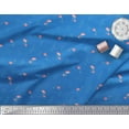 thumbnail image 2 of Soimoi Viscose Chiffon Fabric Leaves & Tulip Floral Fabric Prints By Yard 42 Inch Wide, 2 of 3