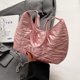 thumbnail image 3 of Bolso tipo media luna con cadena para mujer, Bolso bandolera ligero multiusos (rosa), 3 of 6