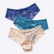 thumbnail image 3 of Braguitas sexys de encaje de cintura baja para mujer, ropa interior sin costuras Ice Sik para mujer, 3 of 5