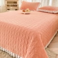 thumbnail image 1 of Winter Luxury Plush Bed Sheet Set Home Textile Double Bedspread Pillowcase 3pcs Bedding Set Multifunctional Blanket Bed Linens, 1 of 7