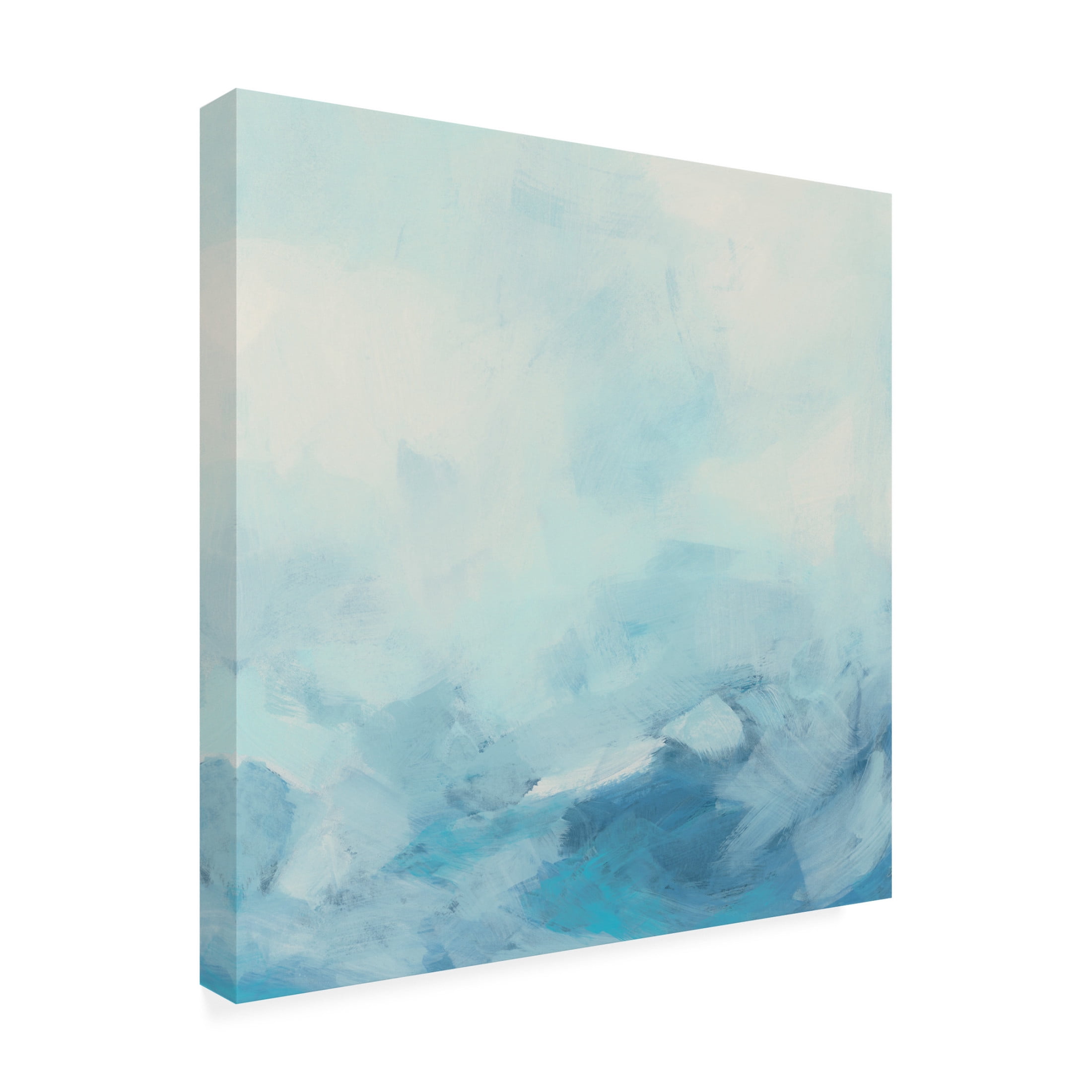 Canvas Wall Art - June Erica Vess 'Sea Shadows II' Wall Art for Living Room, Bedroom, or Office Décor by Trademark Fine Art - 35 x 35 Inches