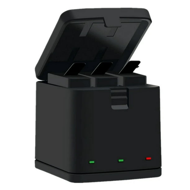 Cargador de batería de cámara con protección múltiple, ignífugo, tipo C, 3 vías, para Hero 11, 10, 9