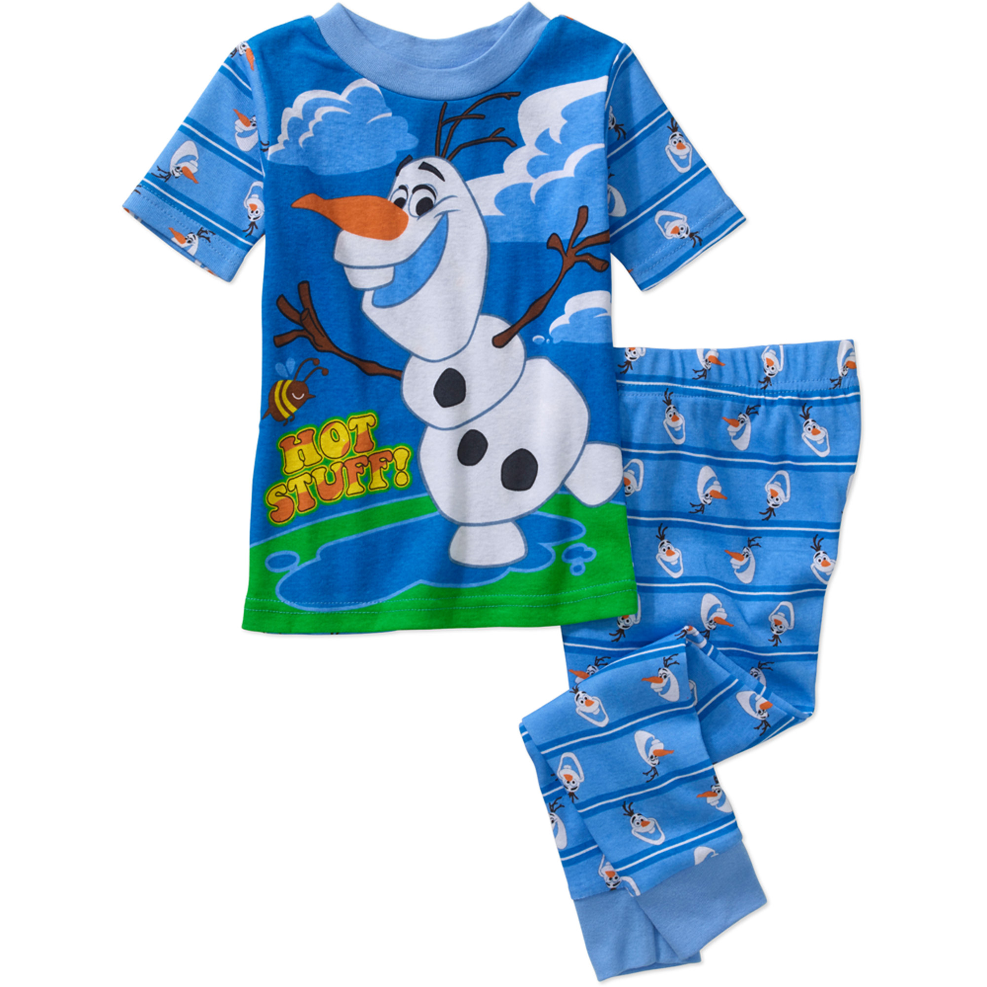 Disney Frozen Baby Toddler Boy Cotton Tight Fit Short Sleeve PJs - image 1 of 1