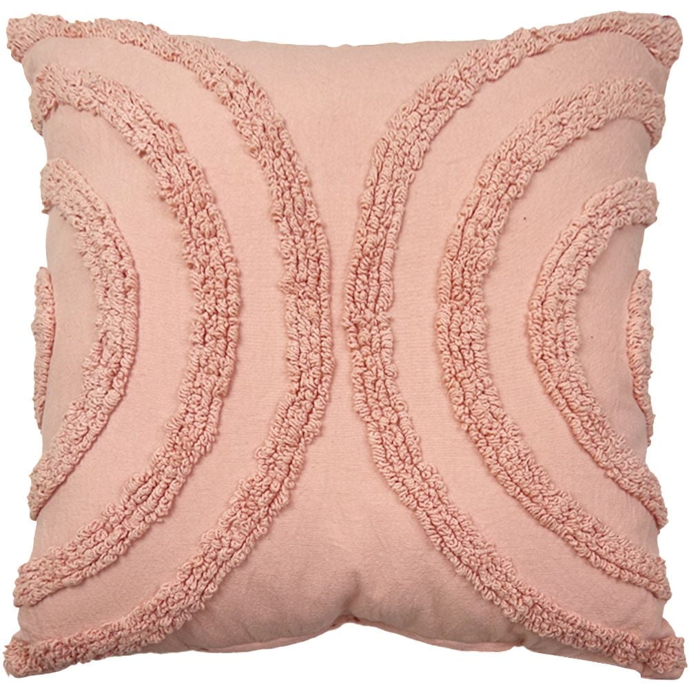 MAINSTAYS Textured Crest Decorative Pillow