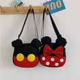thumbnail image 7 of YOUI-GIFTS Kids Toddlers Canvas Crossbody Bag Cartoon Bow Shoulder Handbag with Cute Mouse Ear for Boys Girls, 7 of 7