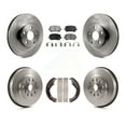thumbnail image 1 of Transit Auto Front Rear Disc Brake Rotors Semi-Metallic Pads and Drum Kit for Car 2003-2006 Toyota Matrix Pontiac Vibe AWD K8F-103269, 1 of 11
