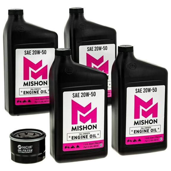 Mishon Engine Oil Change Kit for Yamaha V Star 1300 Tourer XVS1300A MK1012805