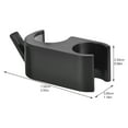 thumbnail image 3 of Abrazadera para barra deslizante de ducha de baño Haust, soporte para tubo de ducha sin perforaciones, hebillas dobles, soporte para tubo de ducha, 3 of 7