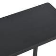 thumbnail image 7 of Household Essentials Jamestown C-Shaped for Accessiblity Side End Table Black Oak Wood Grain and Black Metal, 7 of 7