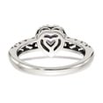 thumbnail image 6 of 925 Sterling Silver Polished Prong set Artisan Oxidized With 14k Amethyst Ring Size 8 Band Style-Ring for Women, 6 of 7