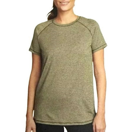Eddie Bauer Ladies Active Tee (Green, S)