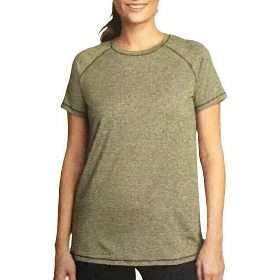 Eddie Bauer Ladies Active Tee (Green, S)