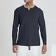 thumbnail image 1 of pstuiky camisa de manga larga para hombre, Camisa deportiva de entrenamiento fácil para hombre, elástica, de color liso, con cuello en V y manga larga tops de invierno para hombre l, 1 of 4