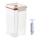 thumbnail image 1 of Contenedor al vacío, contenedores para preparación de comidas, contenedor de almacenamiento de alimentos multiusos apilable con bomba de vacío para 1240 ml, 1 of 8