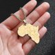 thumbnail image 2 of Stainless Steel Necklace Jewelry, African Map Pendant, Fashion Accessories For Men And Women, Best Gifts For Family Or Friends, 2 of 3