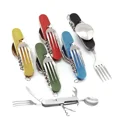 thumbnail image 2 of Foldable Camping Utensil Set - Multi-Functional Knife, Fork, Spoon Combo for Outdoor Activities and Sports Camping Picnic Travel, 2 of 10