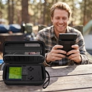 Hard Case Compatible with Analogue Pocket Handheld Game Console, Portable Mini Game Player Storage Bag for Video Games Cards, Charging Cable and Accessories (Box Only)-Black