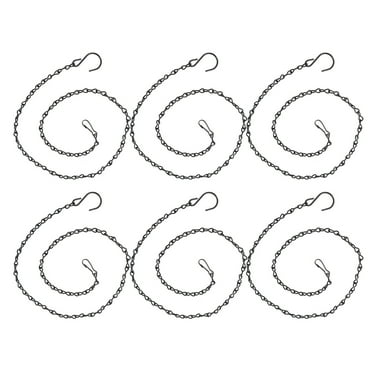 6 Pcs Hanging Chain for Lamp Flower Pot Chain Lanterns Decorative Outdoor Hanging Chain for Feeder