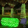 thumbnail image 1 of Luces solares tipo cuerda Jnaurb, 66 pies, 200 LED, impermeables, color verde, 1 of 7