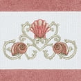 thumbnail image 3 of Authentic Hotel and Spa  Turkish Cotton Shells Embroidered Tea Rose 2-piece Towel Hand Set, 3 of 3