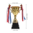 thumbnail image 2 of BESTYASH Copa Trofeo De Metal Dorado Para Deportivos Y Reconocimientos De, 2 of 6