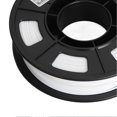 thumbnail image 4 of Filament PLA blanc pour imprimante 3D, 1,75 mm, poids net 8,8 oz, température de 180 à 210 °C, pour recharge et remplacement, 4 of 4