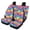 Tie-Dye Coconut Tree Print, variant on Uourmeti Tropical Pineapple & Hibiscus Floral Pattern Car Seat Cover Full Set Durable Car Seat Covers, Comfortable Compatible with Cars Truck