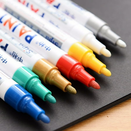 pen paint tyre oily tread markers permanent marker graffiti tire waterproof rubber metal colors