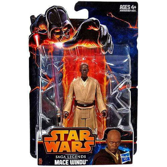 Star Wars Saga Legends 2013 Mace Windu Action Figure