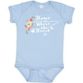 thumbnail image 3 of Inktastic Tennessee Home is Where The Heart is with Watercolor Floral Girls Baby Bodysuit, 3 of 5