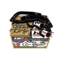 HPS Black Reinforced Silicone Radiator Hose Kit Coolant for Kawasaki 09-10 KX250F