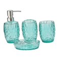 thumbnail image 1 of Juego de accesorios de baño de 4 piezas, vaso, botellas de loción, soporte para cepillo de dientes, jabonera para decoración de baño, hogar y, 1 of 8
