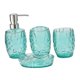 thumbnail image 2 of 4 piezas de botellas de loción, soporte para cepillo de dientes, jabonera, vaso, accesorios de baño de diseño moderno, juego de baño para el hogar Macarena Cosas de baño, 2 of 8