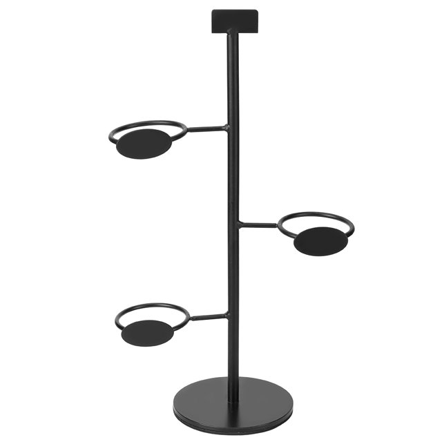 Soporte para tazas con forma de árbol de acero inoxidable, soporte para tazas, organizador para tienda, exhibición de té de la leche