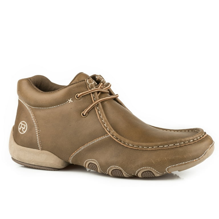 Roper High Cruiser Mens Tan Leather Chukka Boots 11 Walmart
