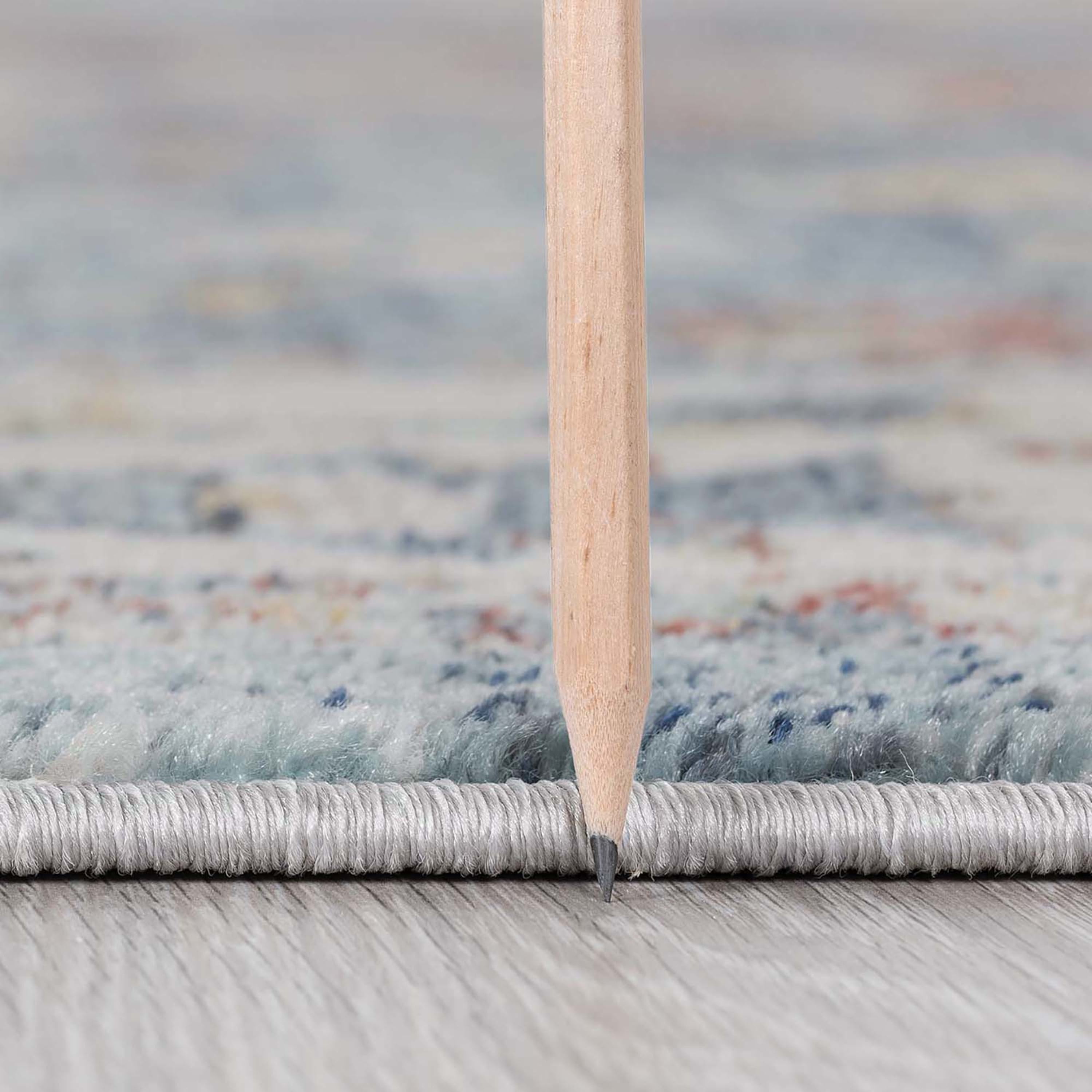 Bliss Rugs Modern Contemporary Abstract Area Rug, Indoor Rugs for Living Room, Dining Room, Bedroom | Navy, 8' x 10' (7'10''x10'2'')