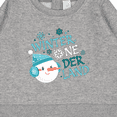 thumbnail image 3 of Inktastic Iwinter One-derland First Birthday with Snowman Baby Sweatshirt, 3 of 4