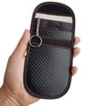 thumbnail image 4 of Bag for Key Fob , Cage Protector - Car RFID Signal Blocking, Anti-Theft Pouch, Anti-Hacking Case Blocker (Carbon Fiber Texture), 4 of 6