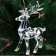 thumbnail image 3 of Adornos navideños de renos, estatuilla de venado acrílica de Reno, adorno de colección de vidrio, estatua de Animal coleccionable de pie, 5 uds., 3 of 5