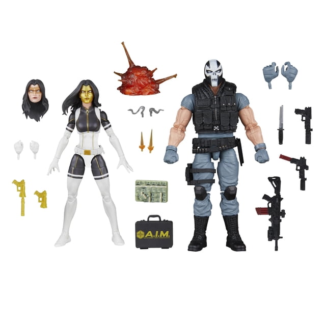 Figuras de Acción Marvel Madame Masque y Crossbones 15 cm Paquete de 2