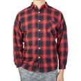 thumbnail image 3 of FALEXO Plaid Shirt Men Long Sleeve Shirt Mens Button Down Flannel Plaid Shirt Checkered Shirt Tops, 3 of 6