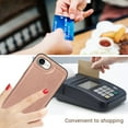 thumbnail image 6 of Compatible with iPhone 16e Case, with PU Leather Credit Card Holder Magnetic Back Stand Cell Accessories Flip Purse Slim Design Phone Cover for iPhone 16e Women Men, Rosegold, 6 of 11