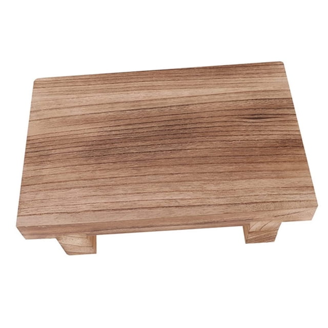 Taburete de noche con escalón, taburete para debajo del escritorio, taburete de cocina para taburetes de madera para pies, taburetes para adultos, taburete para escalón