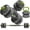 Gray, Green, variant on TLGREEN Adjustable Dumbbell Set, 45lbs/67lbs Free Weight Set, 4-in-1 Used as Barbell, Dumbbells, Kettlebell, Weight Plates, Soft Rubber Coated, Space Saving Fitness Exercise for Men/Women